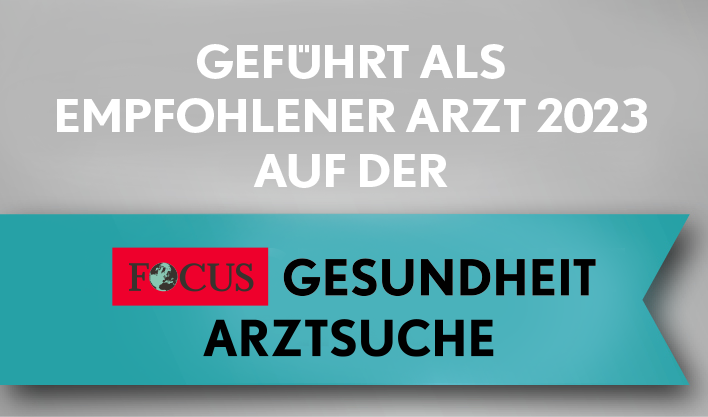 Empfehlungsarzt Focus 2023